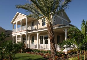 Gulfview Ext Side View, representing custom house builder